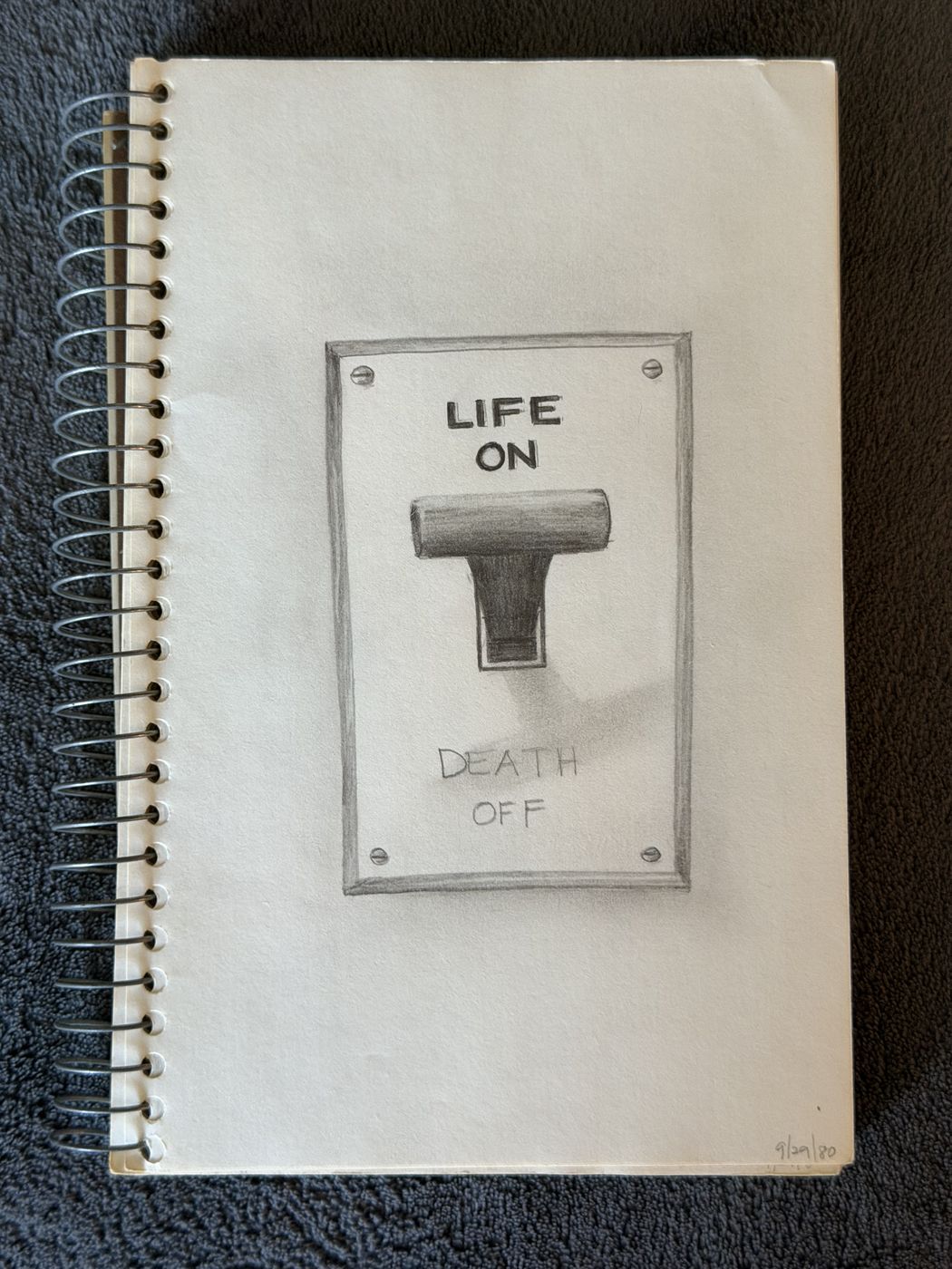 Journal cover: Life On / Death Off