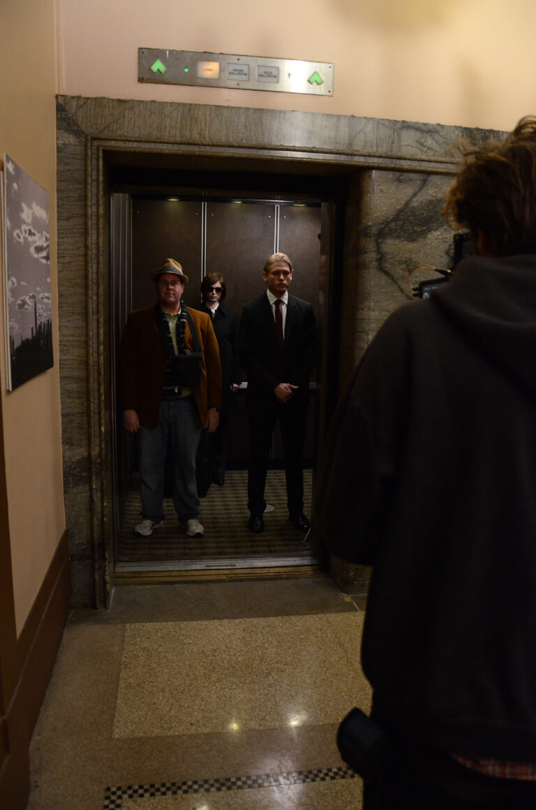 Stay at Home elevator shot
