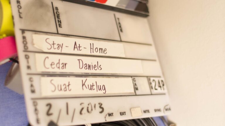 Stay at Home · on set · Feb 2013