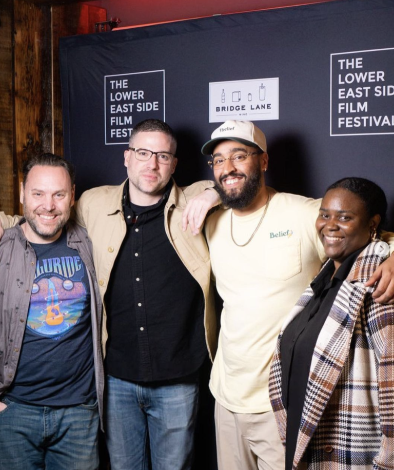 Lower East Side Film Festival, 2023 — editor Cedar Daniels, director Ian Phillips, subjects Dannelly Rodriguez and Arnette Scott